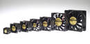 Brushless DC Fans feature fixed blade design.