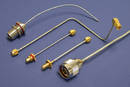 Coax Cable Assemblies are offered in custom configurations.