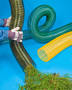Outdoor Transfer Hose has all plastic, crush-resistant design.