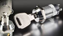 High Security Keylock Switches feature self-cleaning contacts.