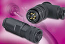 Network Cable Connectors accept wire sizes up to 14 AWG.