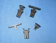 Door Latch and Striker provide audible lock and release.