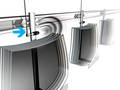 Ultrasonic Sensors detect solid, powder, or liquid media.