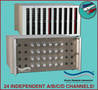 RJ45 Network Switch offers 24 independent channels.