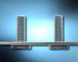 High Tensile Strength Studs are made of carbon alloy steel.