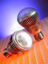7 W LED Bulbs replace 40-50 W incandescent bulbs.