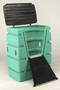 Linen Bin secures soiled linens for pickup.