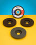 Unitized Abrasive Wheels come in 4 ½ and 5 in. dia sizes.