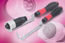 Torque Wrench adjusts 7/8 in. field-attachable connectors.