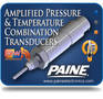 Pressure/Temperature Transducer handles extreme environments.