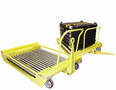Industrial Roller Deck Cart tows up to 2,000 lb loads.
