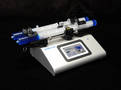 Syringe Pump has user configurable syringe mechanism.