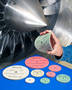 Abrasive Wheels conform to contoured and flat surfaces.