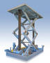 
Large Mechanical Scissor Lift Platform Provided by Serapid, Inc for Satellite Simulator
