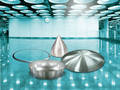 
Large, Custom Light Fixture and Architectural Components Fabricated By Acme Metal Spinning 
