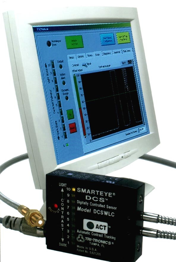 RS-232 Compatible Photoelectric Sensors Feature Computer Screen Set Up ...