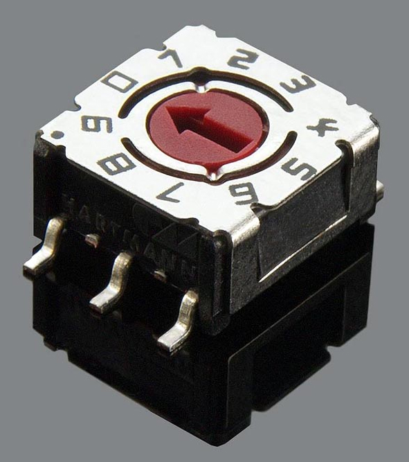 Apem Introduces Low Profile, Surface Mount, DIP Coded Rotary Switches