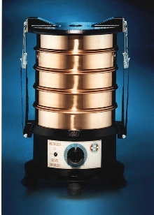 Sieve Shaker determines particle size in minutes.