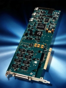 PCI A/D Board captures data at 600 kHz per channel.