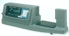Micrometer measures workpieces without contact.