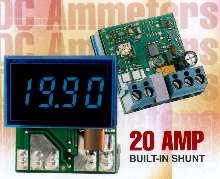 DC Ammeter features built-in 20 mV shunts.