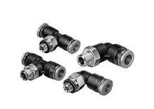 Push-In Fittings suit compressed air and vacuum applications.