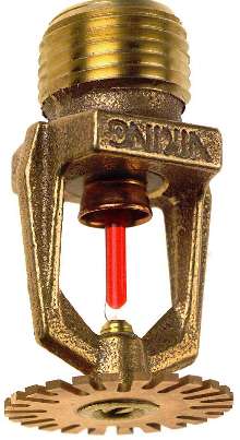 Pendent Sprinkler features decorative finishes.