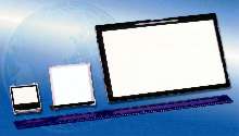 Light Guides backlight LCDs in portable devices.