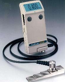 Thickness Gage works with most materials.