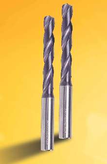 Modular Carbide Drills feature high-positive rake angle.