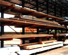 Cantilever Rack features all structural-steel components.