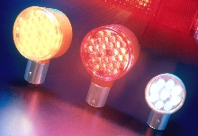 Tail/Brake/Backup LED Lamps light faster than incandescents.