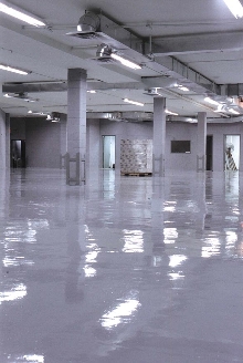 Coating System prevents floor erosion.