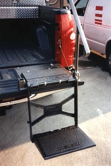 Truck Step provides access to cargo.