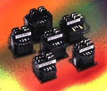 Control Transformers work with relays and solenoids.