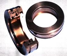 Isolators protect bearings from environment.