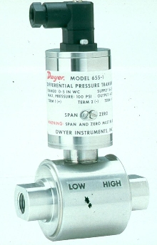 Differential Pressure Transmitter measures gas or liquid.
