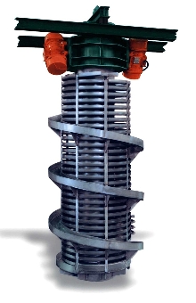 Vibrating Spiral Elevator suits cleaning applications.