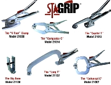 Plier Clamps offer 3rd hand for single-hand operation.