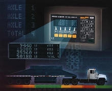 Truck Scale provides total weight and weight per axle.