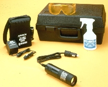 Leak Detector Kits find refrigerant leaks with UV.