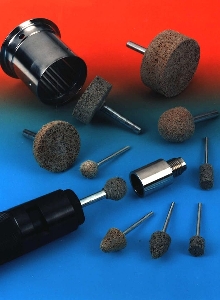 Abrasive Points produce highly polished finish.