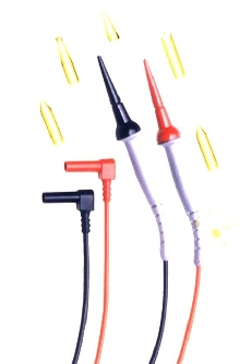 Spring-Loaded Probe provides non-slip connection.