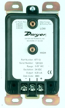 Differential Pressure Transmitter suits HVAC applications.