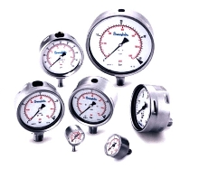 Pressure Gauges are available in various models.
