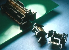 Connector provides Z-axis, board-to-board solution.