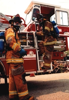 Low Profile SCBA is designed for fire industry.