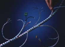 Cable Wrap protects wire harnesses in enclosed spaces.