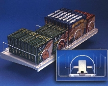 Shelf Management System has expandable wire tray.