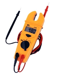 Electrical Tester features split jaw design.